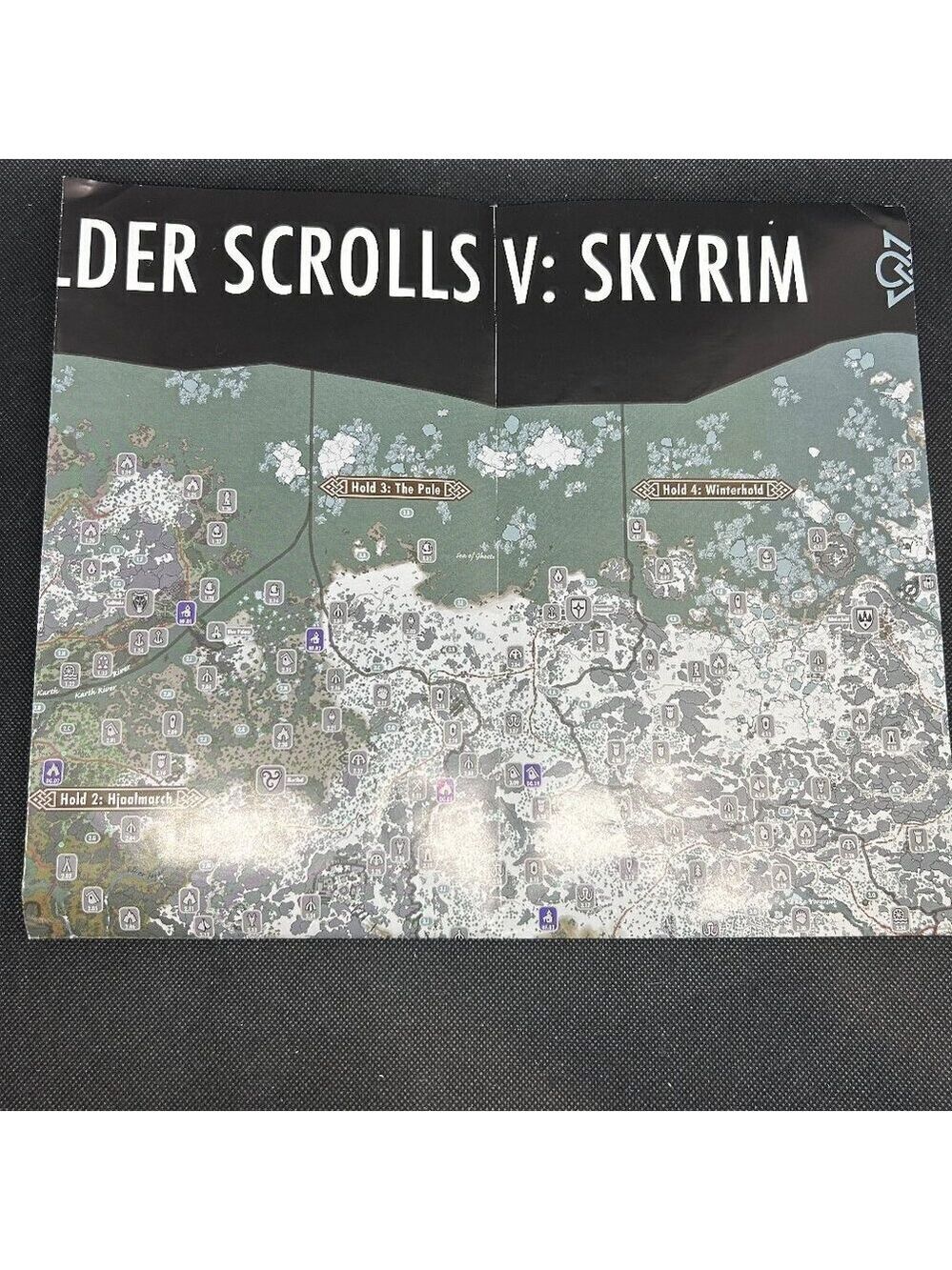 Elders Scroll vs Skyrim Map